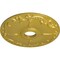 Ekena Millwork Kent Ceiling Medallion (Fits Canopies up to 5"), Hand-Painted Rich Gold, 18"OD x 3 1/2"ID x 1 1/4"P CM18KERGS - alternate 2